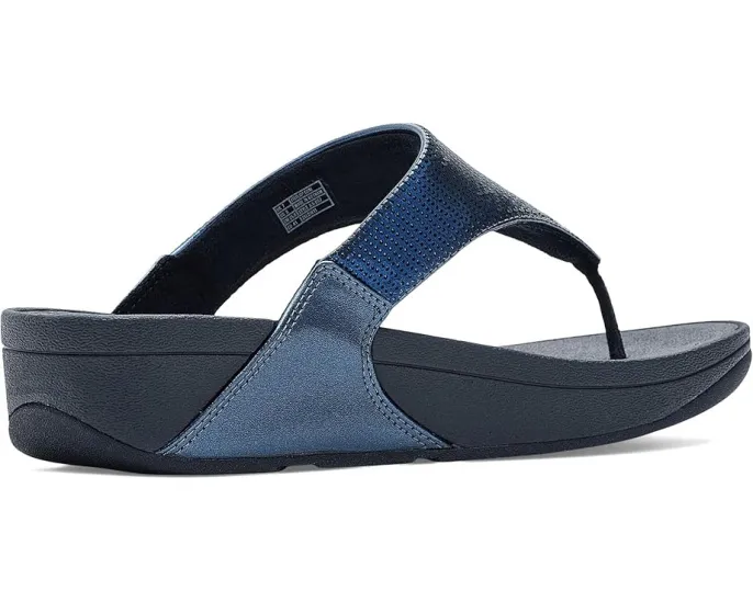 Блестящие сандалии FitFlop Lulu с микровобблбордом и стразами