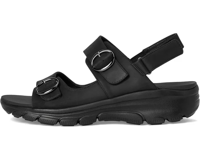Сандалии Skechers Easy Going Certified Charm с регулируемыми ремешками и стелькой Yoga Foam