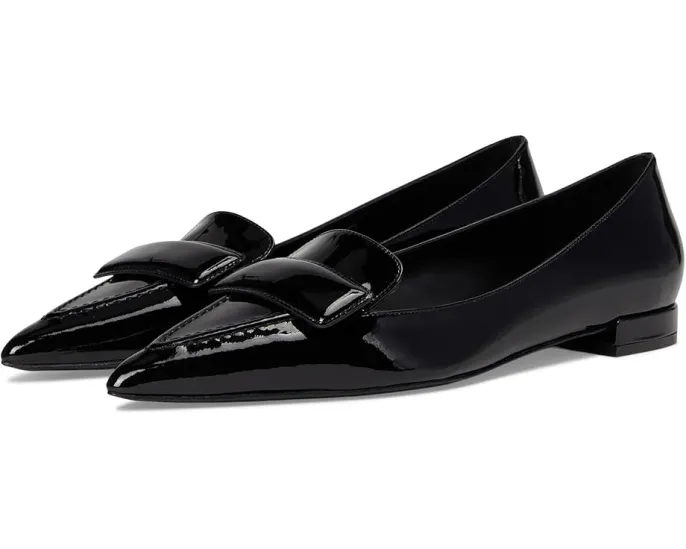 Stuart Weitzman Sovinnie Flat балетки с острым носком и объемным верхом