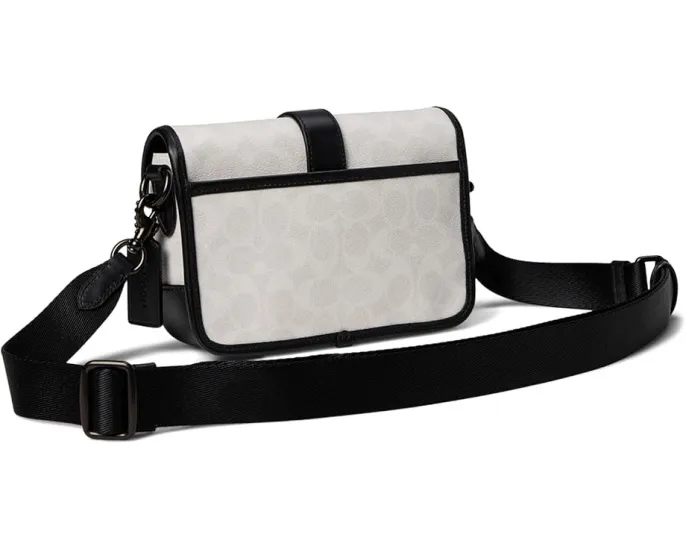 COACH Сумка кроссбоди League 19 из фирменного материала с регулируемым ремнем