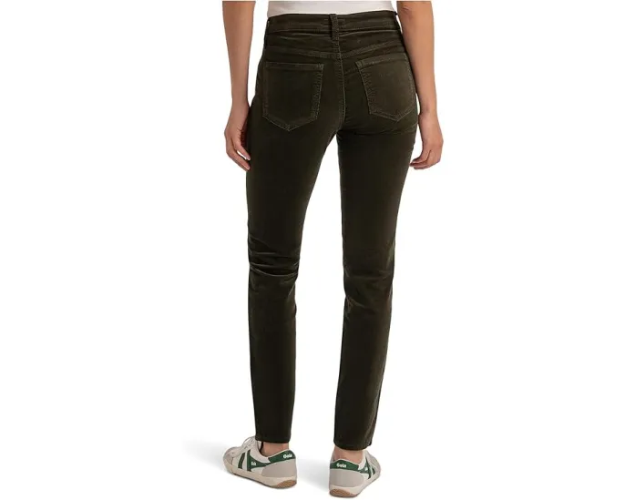 Узкие джинсы KUT from the Kloth из вельвета в оливковом цвете
