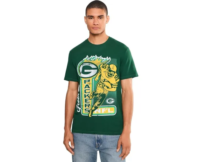Футболка Junk Food Clothing NFL Green Bay Packers Running Back Vintage