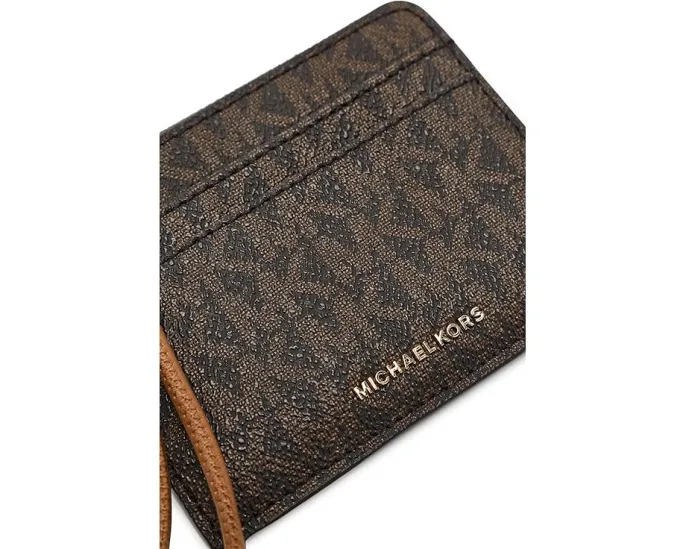 MICHAEL Michael Kors косметичка Jet Set Small Card Case Wristlet на запястье