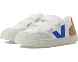 Кроссовки VEJA Small V-12 Chromefree для детей с кожаным верхом и двойной липучкой