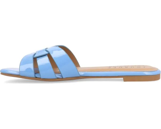 Сандалии Arrina от Journee Collection на плоской подошве с пеной Tru Comfort Foam