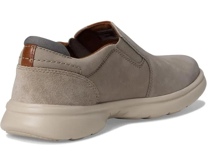 Мокасины Clarks Bradley Ease из нубука с эластичной вставкой