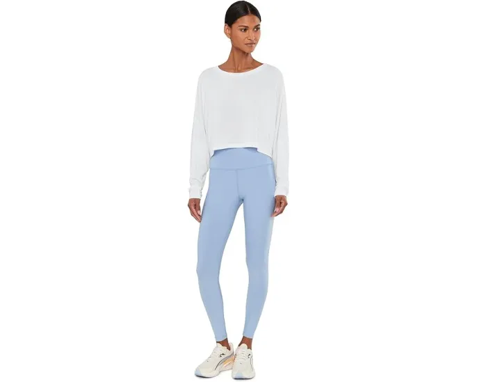 Studio Luxe Cropped Long Sleeve Tee