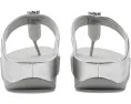 Сандалии FitFlop Fino с ремешком между пальцев и декором из жемчуга и кристаллов