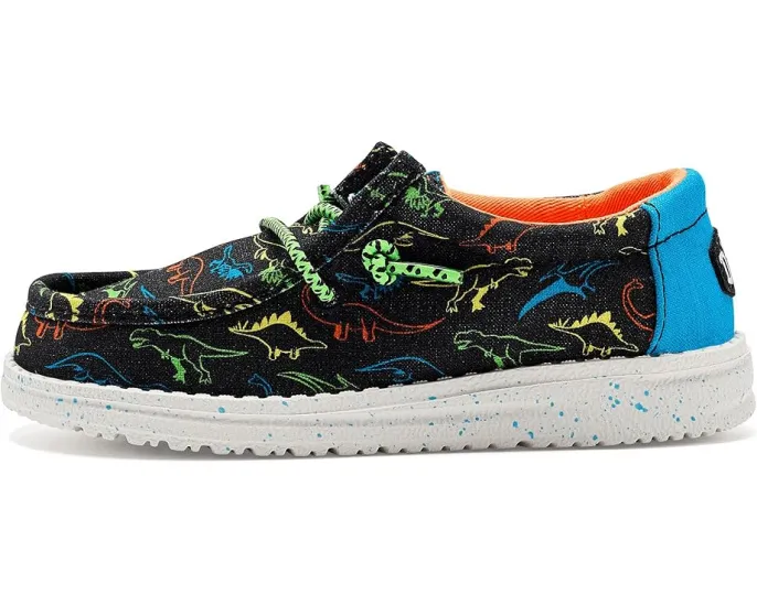 Детские кроссовки Hey Dude Kids Wally Print с гибкой подошвой