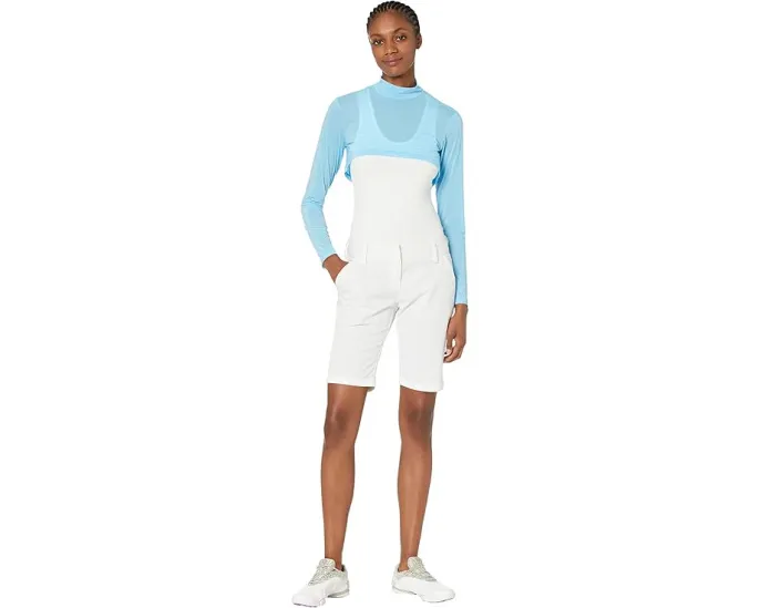 Кроп-топ Jamie Sadock с длинным рукавом и воротником стойкой SPF 35