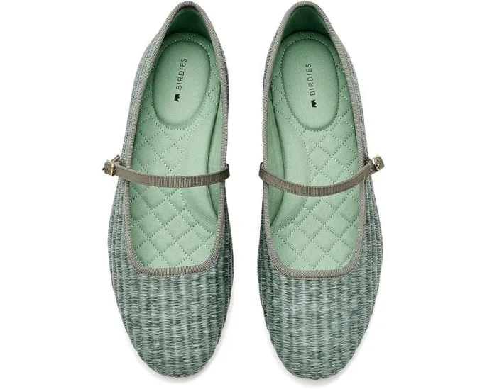 Туфли Mary Jane Birdies Hummingbird Raffia с регулируемой пряжкой и 7 слоями комфорта