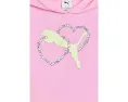 Детская толстовка Charmed Pullover Hoodie от Puma розового цвета с блеском