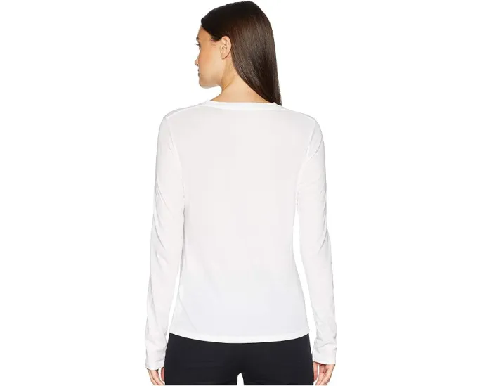 Футболка Essential Long Sleeve Jersey Crews от Vince с длинным рукавом