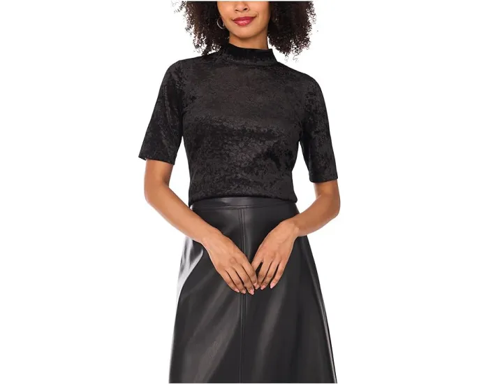 Топ Vince Camuto с рукавом 3/4 и высоким воротником