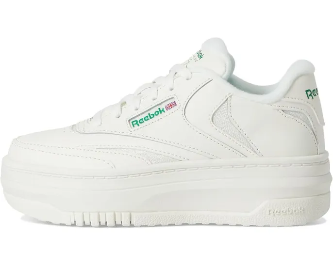 Кроссовки Reebok Club C Extra для детей с кожаным верхом и перфорацией