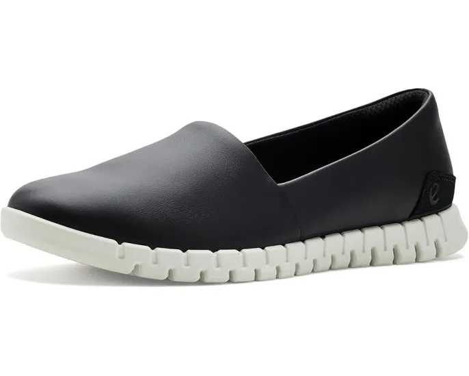 Слипоны ECCO Gruuv Lite Espadrille с кожаным верхом и эластичными вставками