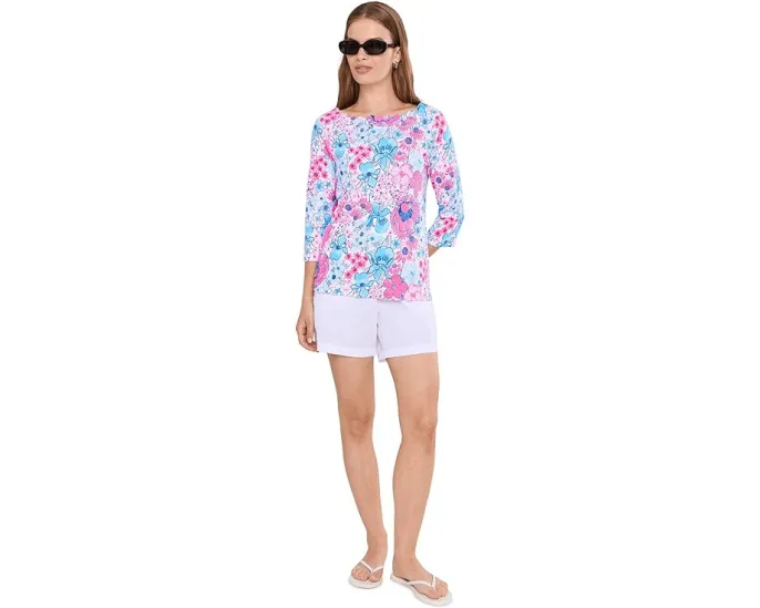 Lilly Pulitzer Топ Gleeson Knit с цветочным принтом
