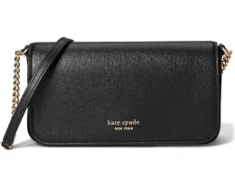 Кожаный кошелек на цепочке Devin Saffiano от Kate Spade New York с отстегивающимся ремнем
