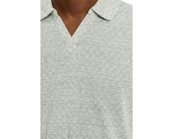 Поло Johnston & Murphy Sedona V-neck с четырехсторонней растяжкой и воротником Johnny