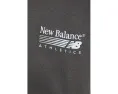 Флисовая кофта Trackside Fleece Crew New Balance черный оверсайз