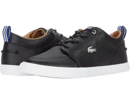 Lacoste Bayliss Sneakers кожаные кеды с перфорацией и фирменным крокодилом