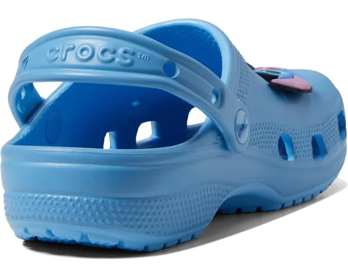 Crocs Классические сабо Stitch для детей с charms Jibbitz в стиле Дисней