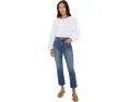 Прямые джинсы KUT from the Kloth Petite Blair 5 карманов в сером цвете