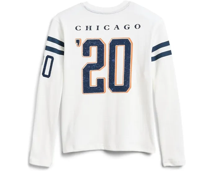 Футболка с длинным рукавом Junk Food Clothing Kids NFL Chicago Bears