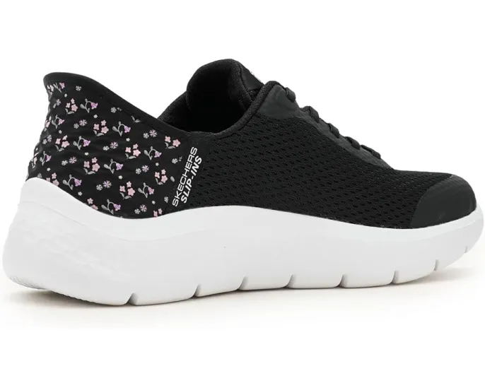 SKECHERS Performance Go Walk Flex Lily Rose с эластичными шнурками и сетчатым верхом