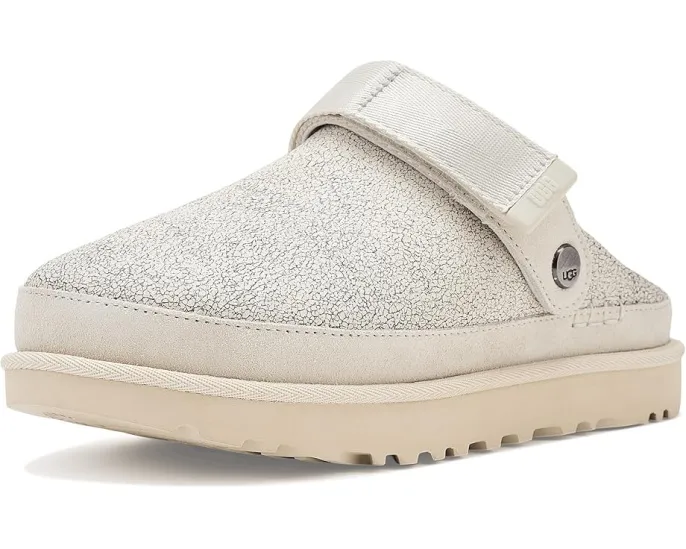 Клоги UGG Goldenstar Crackle с эффектом кракелюра и поворотной лямкой