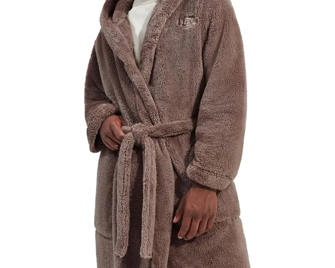 Халат UGG Beckett из полиэстера с карманами и поясом