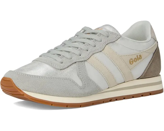Кроссовки Gola Daytona Blaze с блестящими полосками и кожаным верхом