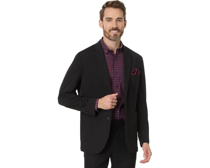 Johnston & Murphy Блейзер Xc Flex Knit с эластичной тканью и отворотами