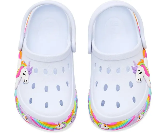 Детские сабо SKECHERS KIDS Summer Scene-Rainbow Wish с регулируемым ремешком