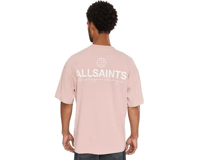 Футболка AllSaints Emblem Short Sleeve Crew с принтом