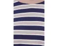 Укороченная футболка Free People We The Free Clean Rugby Tee в полоску с широкими рукавами