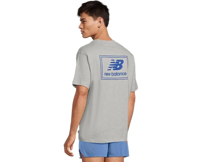 Классическая футболка New Balance Woven Label с тканой этикеткой