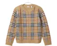 Свитер Burberry Kids Patrick Check из шерсти с клетчатым узором