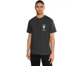 Футболка RVCA Frond Mural Short Sleeve с тропическим принтом и винтажным кроем