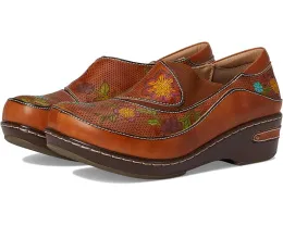 Клоги Burbank-Flower с перфорированными цветами и эластичной вставкой L'Artiste by Spring Step