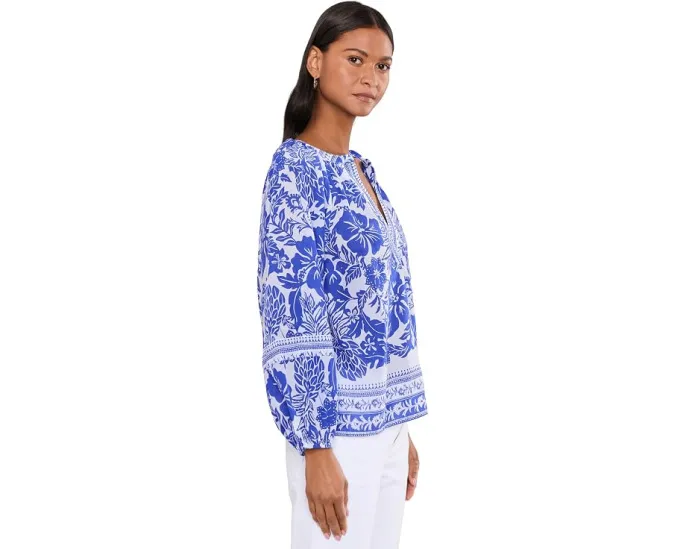 Vineyard Vines топ Emilia с вырезом каре