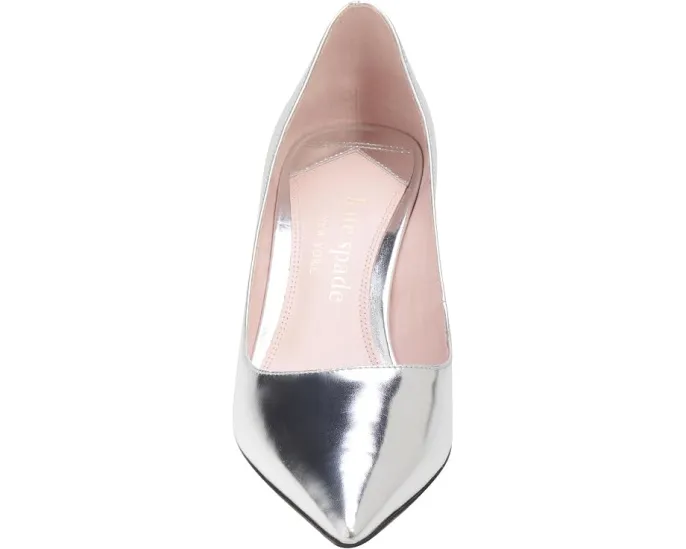 Туфли на каблуке Garnish от Kate Spade New York серебристые