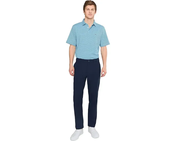 Polo Bradley Stripe Sankaty от Vineyard Vines с защитой UPF 50+