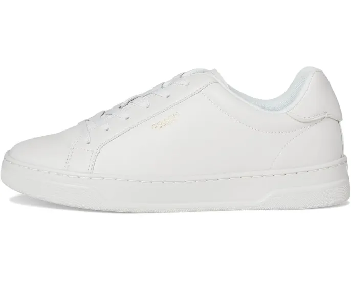 Кожаные кроссовки High Line Leather Sneaker от COACH с амортизированным воротником