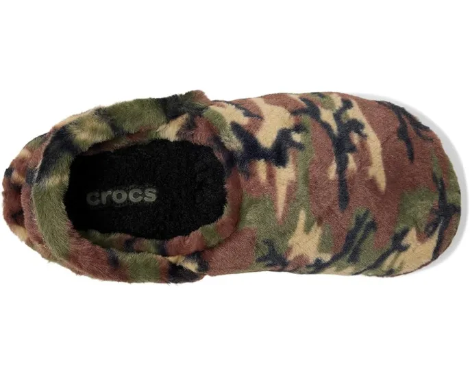 Кроксы Crocs Classic Unfurgettable с искусственным мехом и уютной стелькой