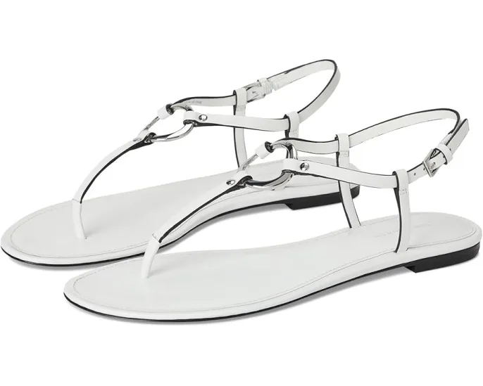 Сандалии Ring Sandal с кольцами из латуни и регулируемой пряжкой от Tory Burch