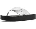 Кожаные шлепанцы Leather Platform Flip Flop от Tory Burch на платформе