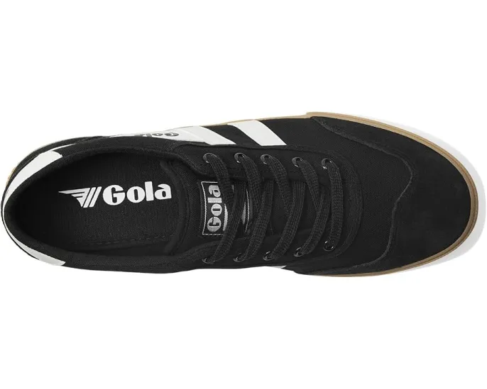 Gola Badminton с верхом из холста и замшевыми накладками