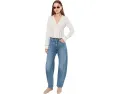 Блуза Free People Frankie Corset с длинным рукавом и завышенной талией