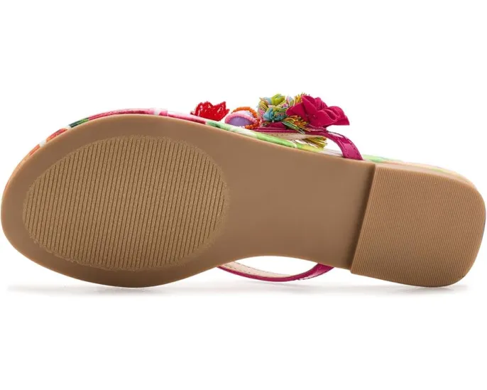 Blue by Betsey Johnson Сланцы Doloris с цветочными деталями